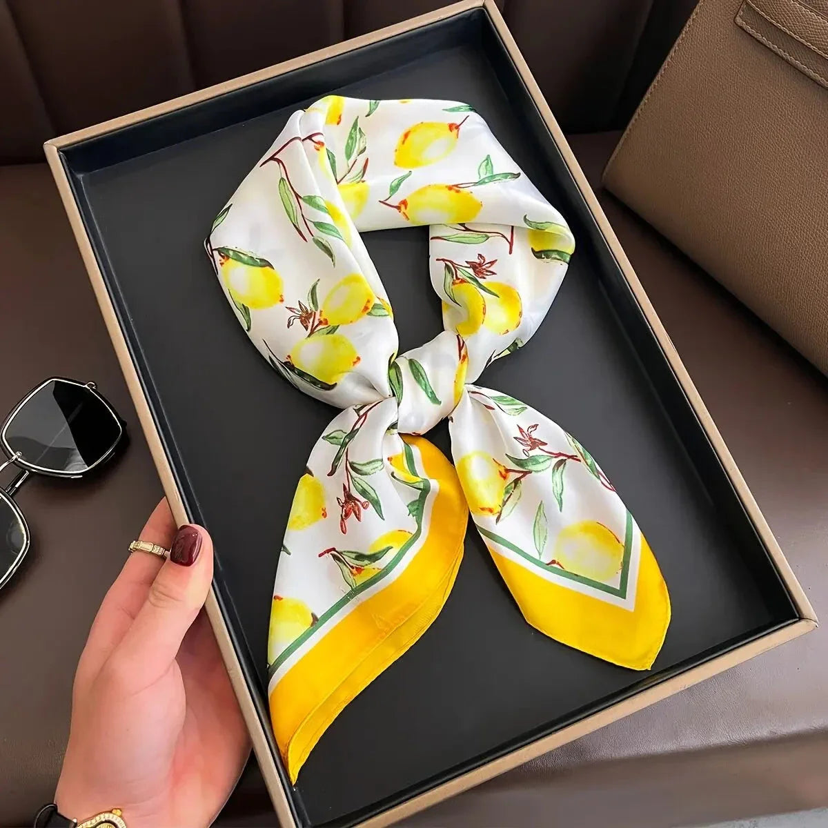 Luxury Satin Silk Square Scarf – Shawl, Hijab & Fashion Wrap 2023