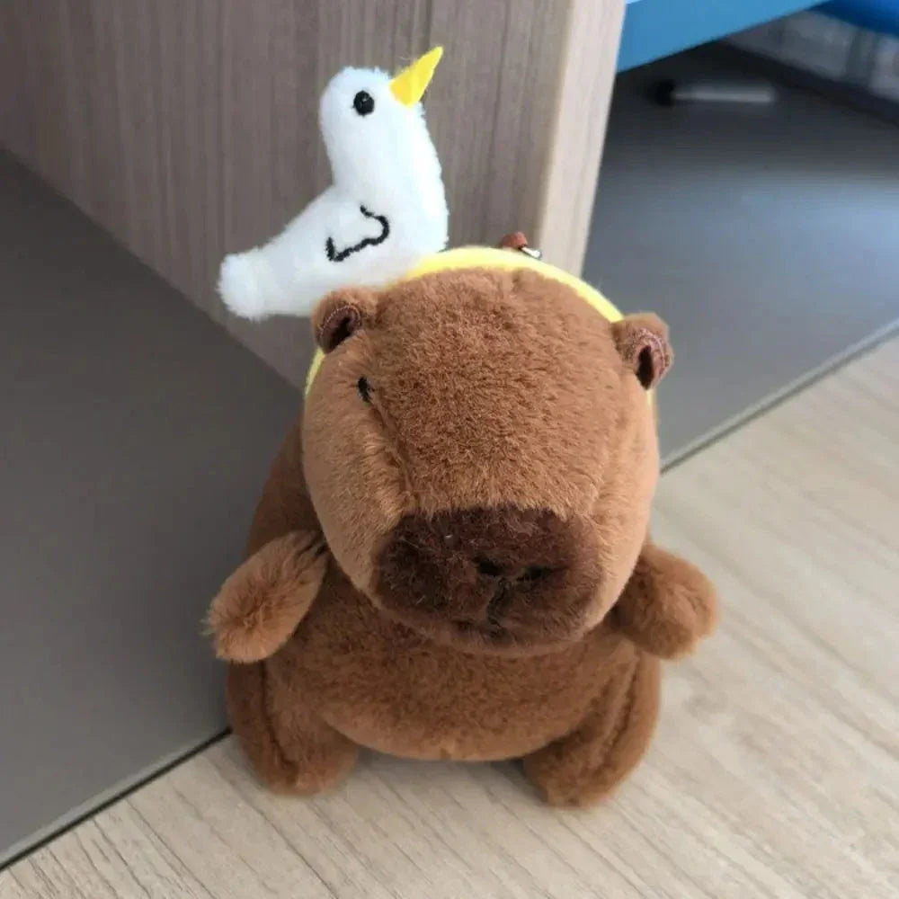Cute Capybara Plush Toy Hoodie – Small Winged Stuffed Doll for Kids