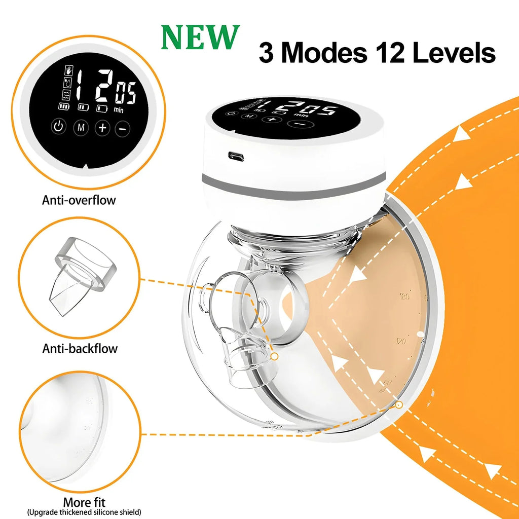USB Wearable Breast Pump – Electric Automatic Milk Milking Machine