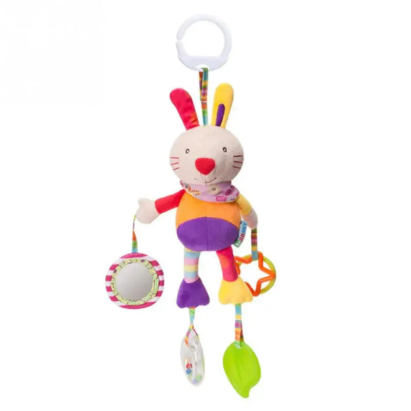 Newborn Baby Plush Stroller Toys Hanging Rattle