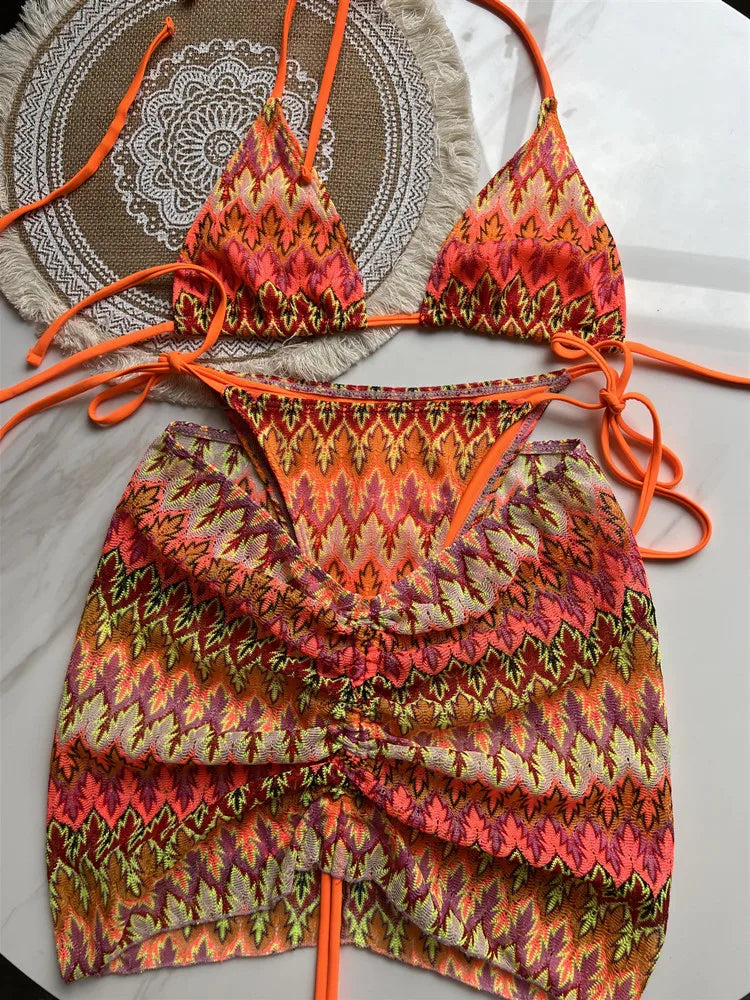 Vinia three piece swimsuit