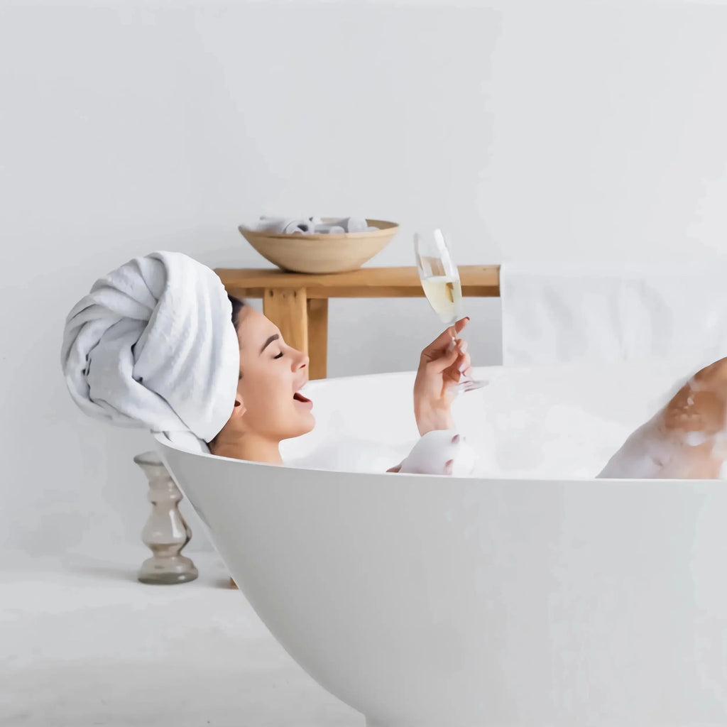 Microfiber Hair Drying Towel Cap – Quick-Dry Super Absorbent Wrap