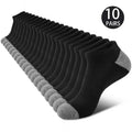 10 Pairs Breathable Low-Cut Socks – Sweat-Absorbing, Odor-Proof for Outdoor Activities