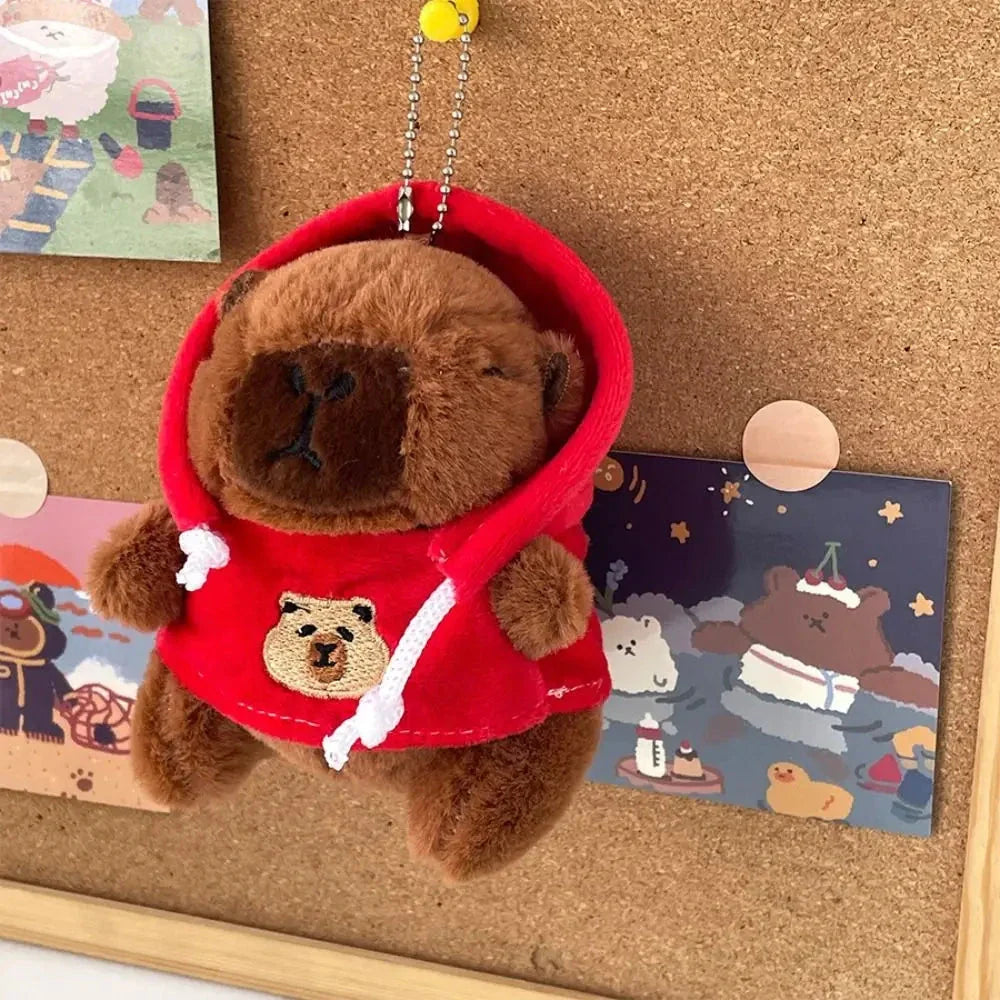 Cute Capybara Plush Toy Hoodie – Small Winged Stuffed Doll for Kids