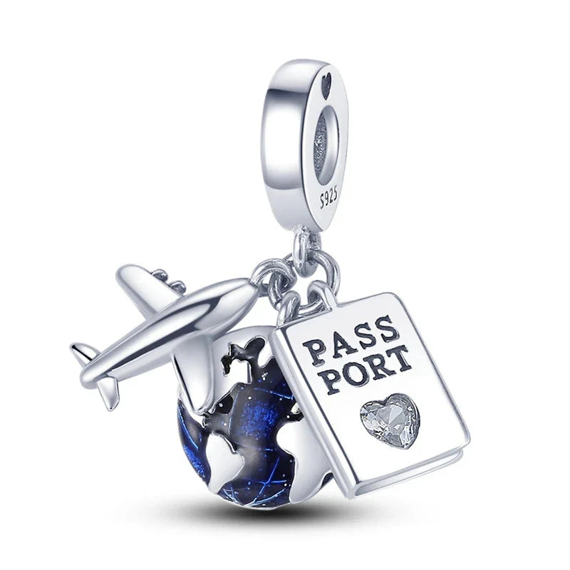 Hot Sale 925 Sterling Silver Charms Beads for Women - Perfect Fit for Pandora Bracelets, Fashionable Jewelry Pendant