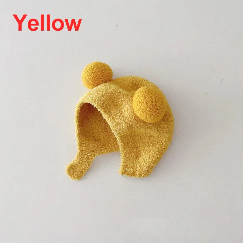 Cute Winter Kids Hats for Girls & Boys Soft Wool Fleece Ear Protection