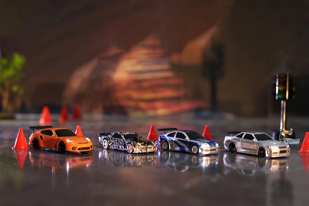 New RC Drift Car Upgraded Gyro 1/43 Racing RTR 4WD Four-wheel Drive High Speed Radio Control Model 2.4g Drift Race Car Mini Gift