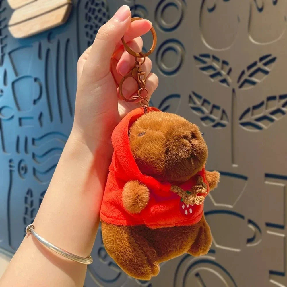 Cute Capybara Plush Toy Hoodie – Small Winged Stuffed Doll for Kids