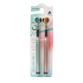 3-Sided Toothbrush for Comprehensive Cleaning | Ideal Angle Design | Raised Tongue Coating Brush | 2-Pack | Soft Bristles for Ge