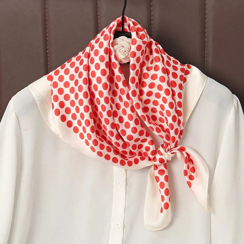 Luxury Satin Silk Square Scarf – Shawl, Hijab & Fashion Wrap 2023