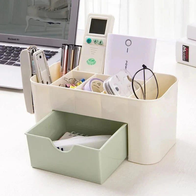 Multifunctional Nail & Cotton Swab Storage Box – Cosmetic Organizer