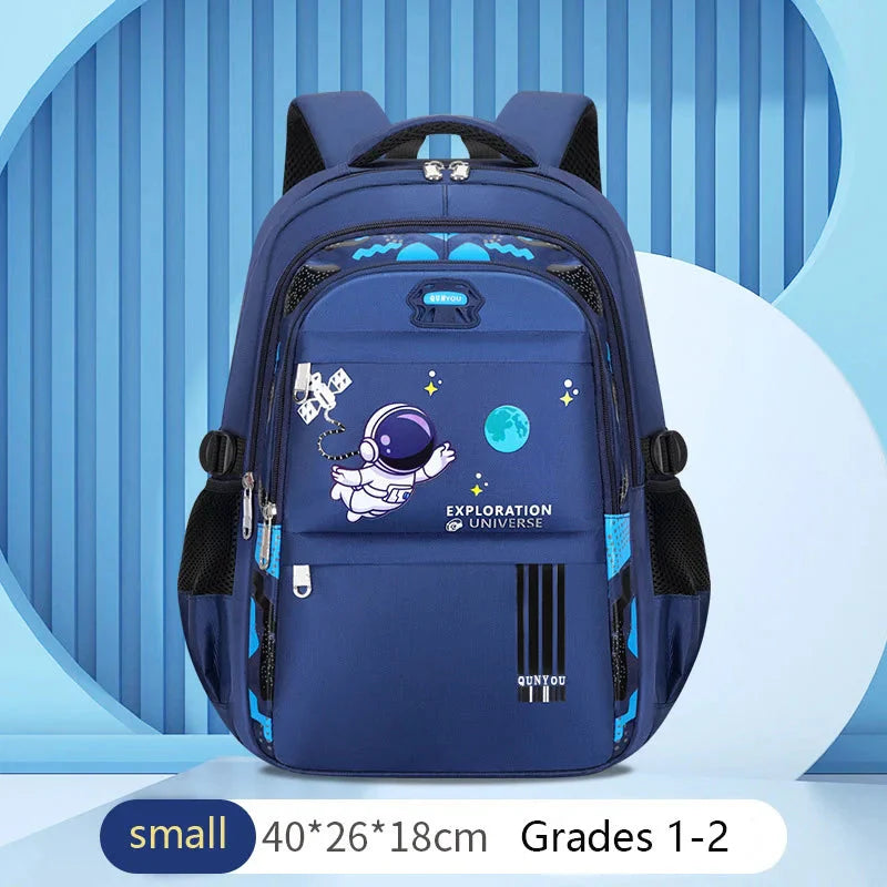 Kids Astronaut Backpack Waterproof School Bag for Boys