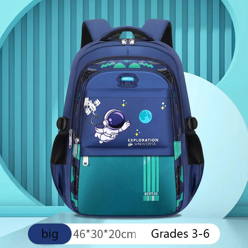 Kids Astronaut Backpack Waterproof School Bag for Boys