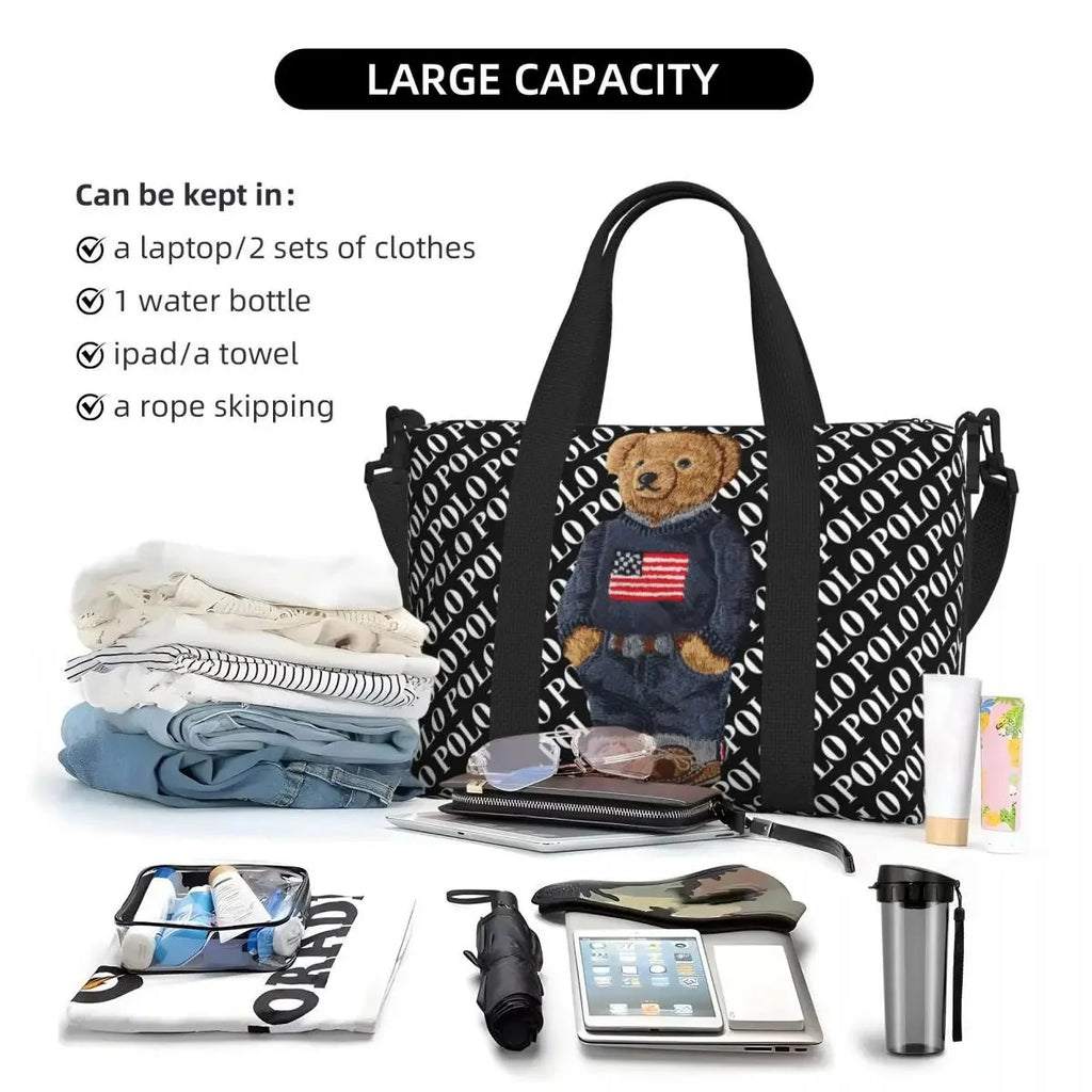 Bear Shoulder Beach Bag