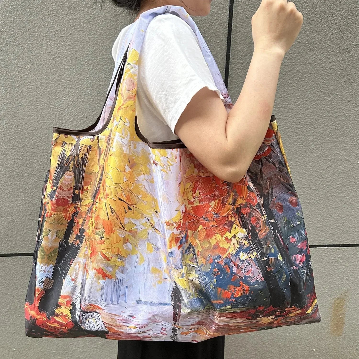 Big Pocket Nylon Grocery Grocery or Shopping Bag