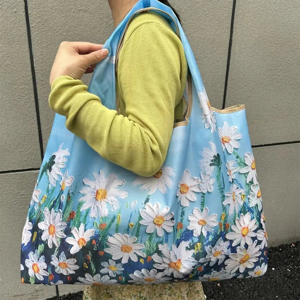 Big Pocket Nylon Grocery Grocery or Shopping Bag