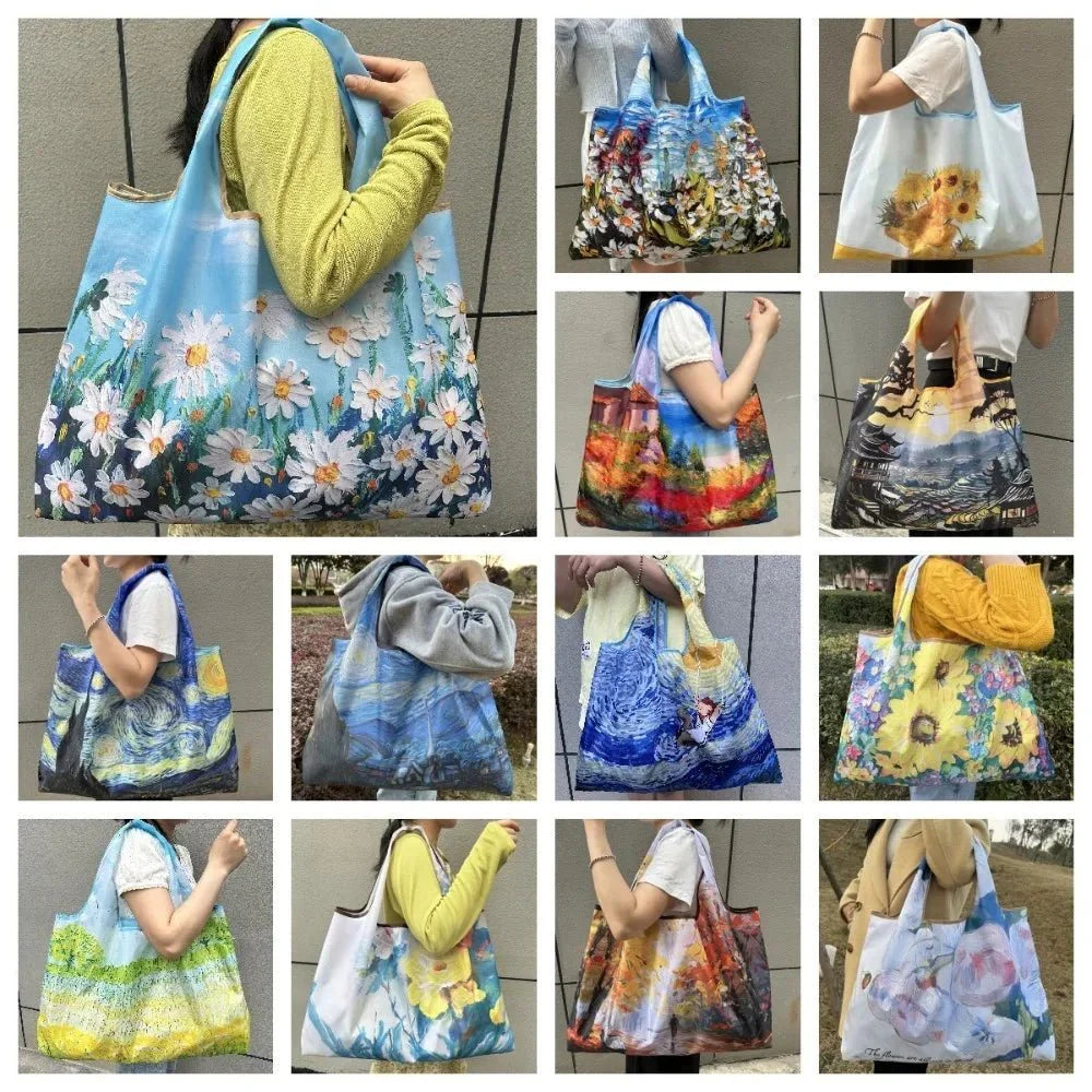 Big Pocket Nylon Grocery Grocery or Shopping Bag