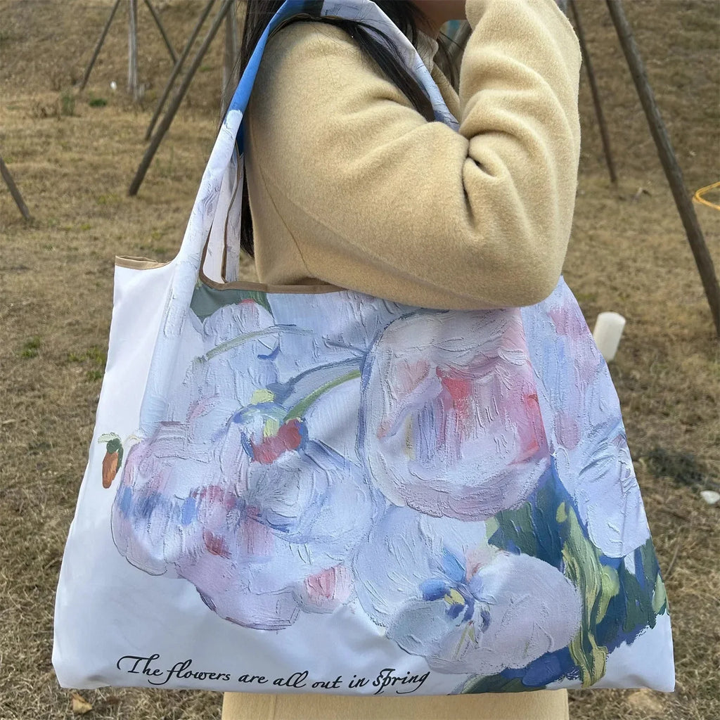 Big Pocket Nylon Grocery Grocery or Shopping Bag