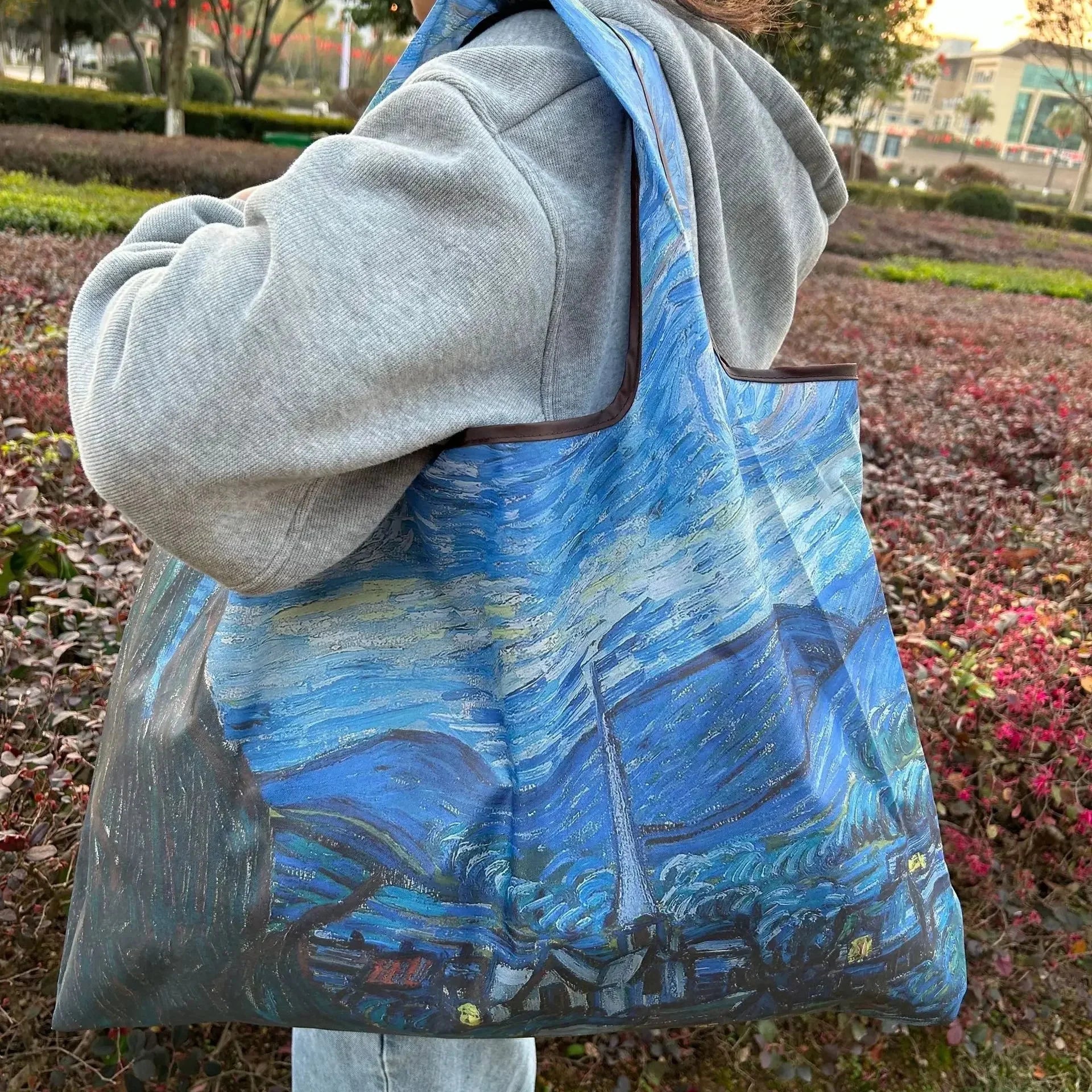 Big Pocket Nylon Grocery Grocery or Shopping Bag