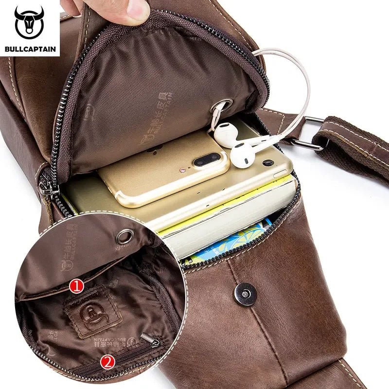 BULLCAPTAIN  Leather Messenger Bags