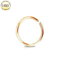 14Kt. Rose Gold Seamless Ring