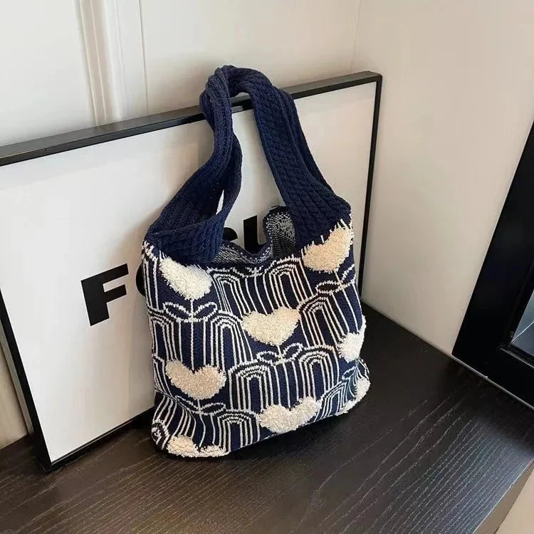 Crochet Bags for Women Summer Beach Tote Bag