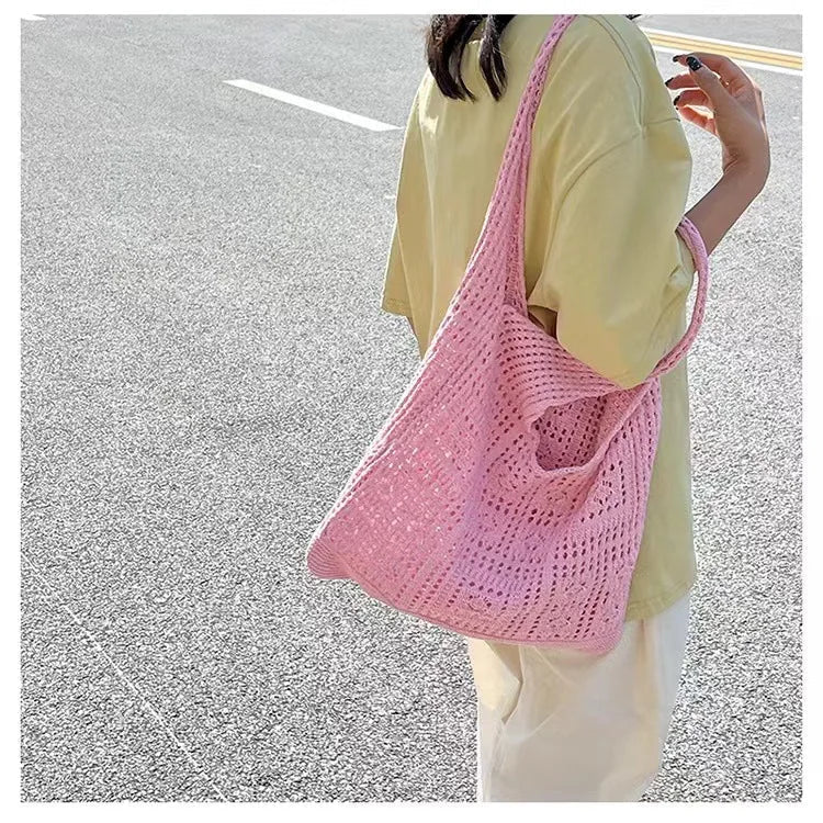Crochet Tote Bag, Fairy Hobo Bag