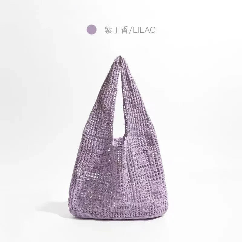 Crochet Tote Bag, Fairy Hobo Bag