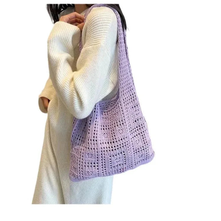 Crochet Tote Bag, Fairy Hobo Bag