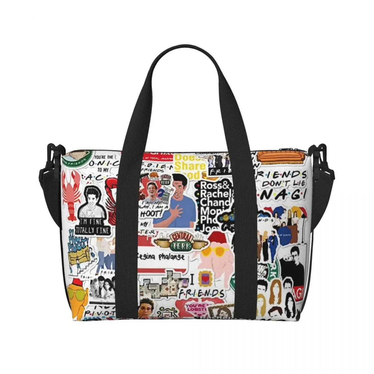 Custom Funny Friends TV Show Tote