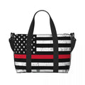 Custom Vintage American Flag Tote Bag