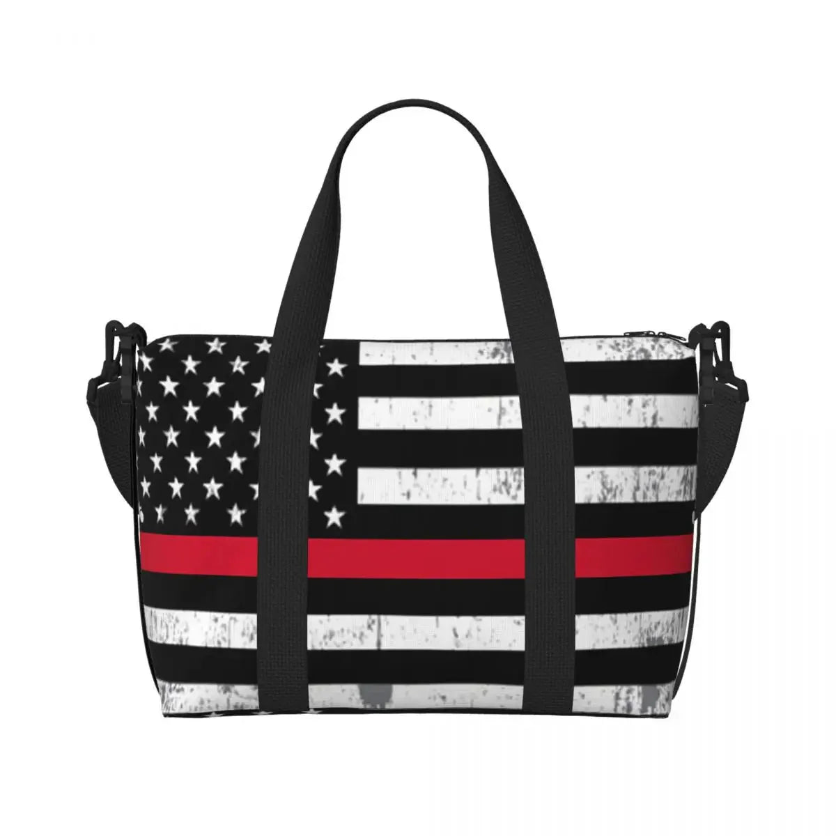Custom Vintage American Flag Tote Bag