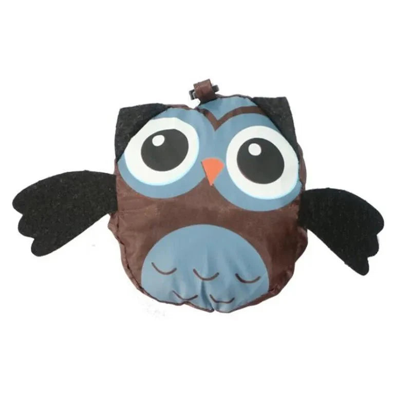 Cute Animal Owl Shape Foldable Shopping Bag