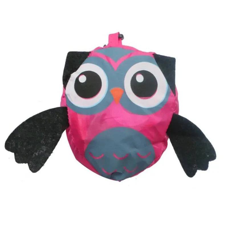 Cute Animal Owl Shape Foldable Shopping Bag