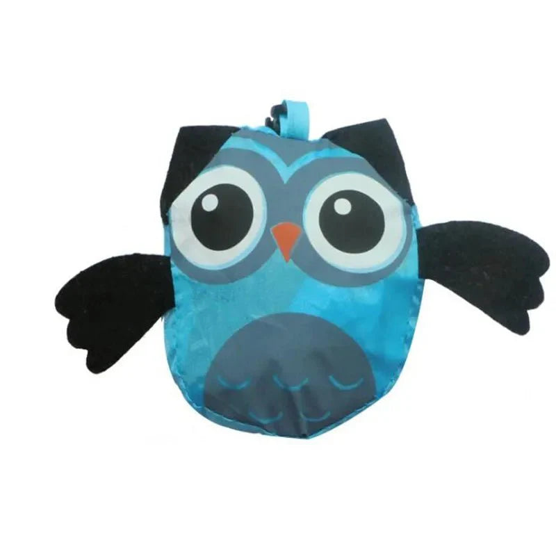 Cute Animal Owl Shape Foldable Shopping Bag