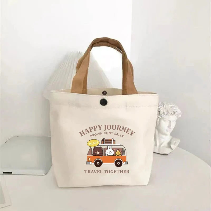 Cute Bear Small Versatile Handbag