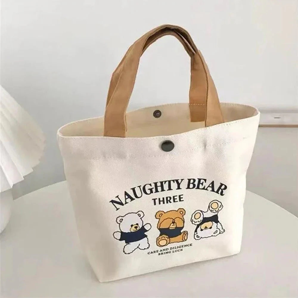Cute Bear Small Versatile Handbag