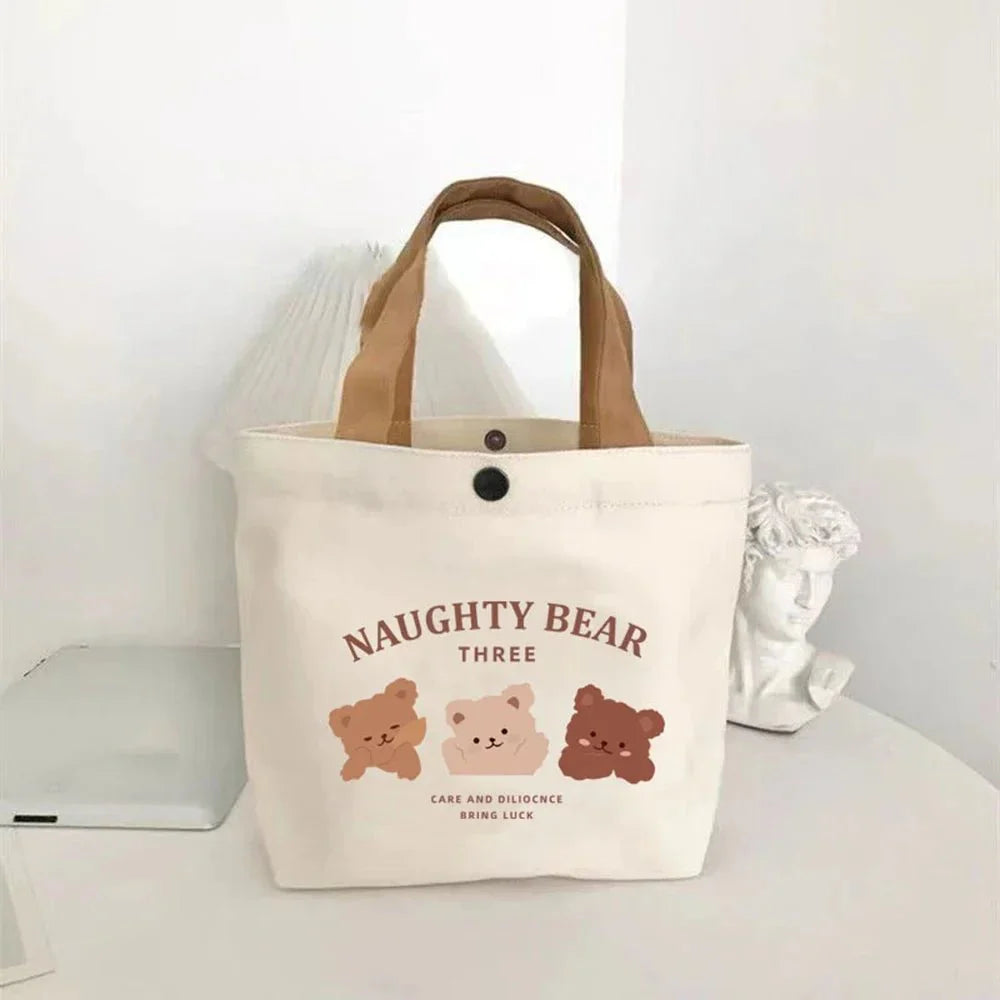 Cute Bear Small Versatile Handbag