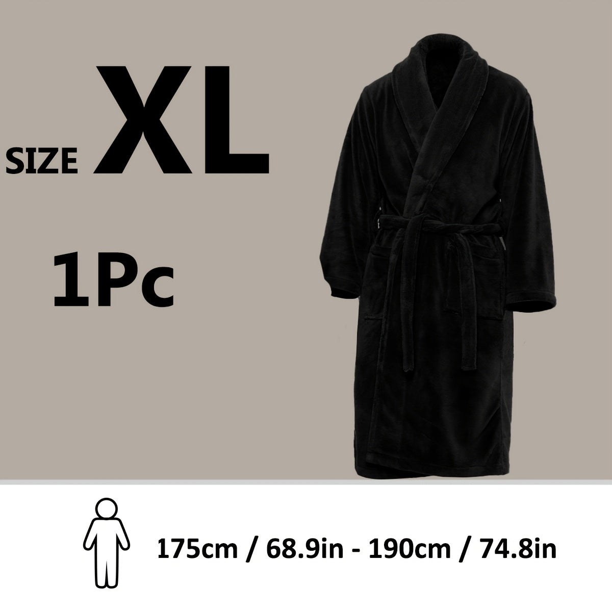 Unisex Extra Warm Coral Fleece Bathrobe Mens and Women Adult Robes for Your Bathroom Bath Towel Bedroom Shawl Collar Robes, Valentines gift for lovers