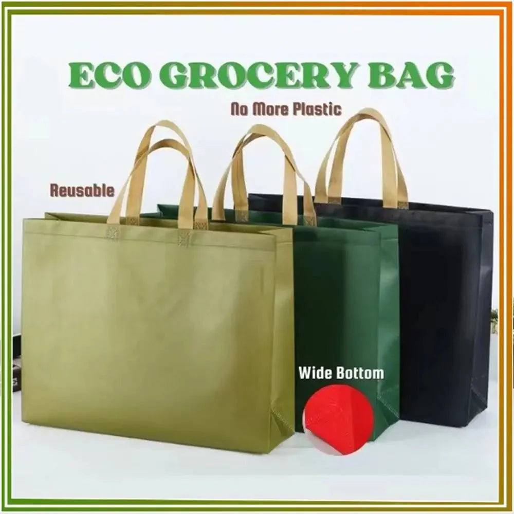 Durable Water Resistant Eco Grocery Bag