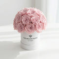Essence White Superdome Box | Light Pink Roses