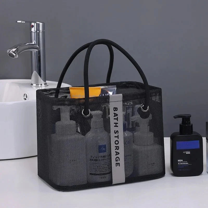 Fashion Mesh Tolietry Bag