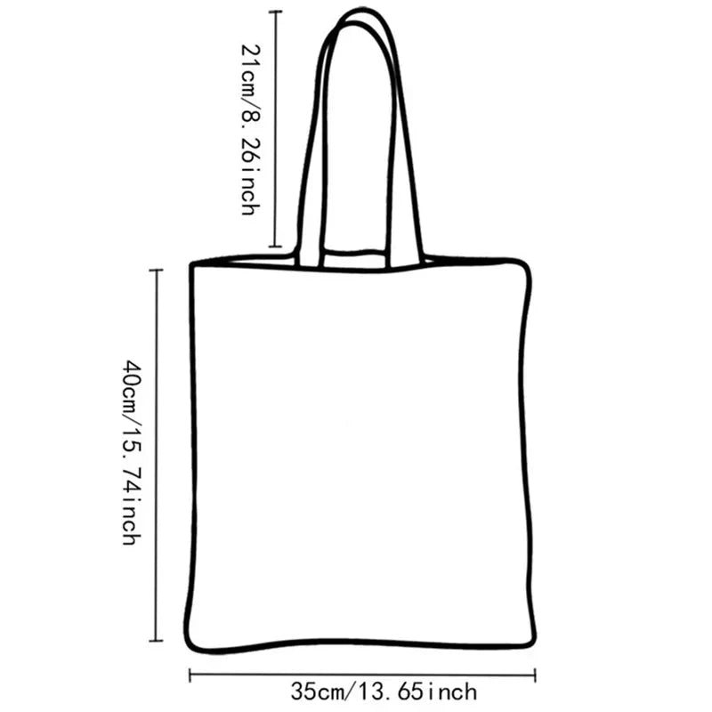 Vegan Women's Canvas Tote: Foldable & Reusable Eco Shopping Bags