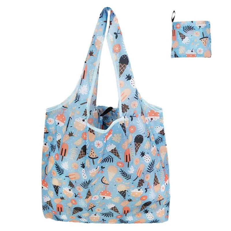 Foldable Tote Bag Portable Cloth Eco Grocery Bag