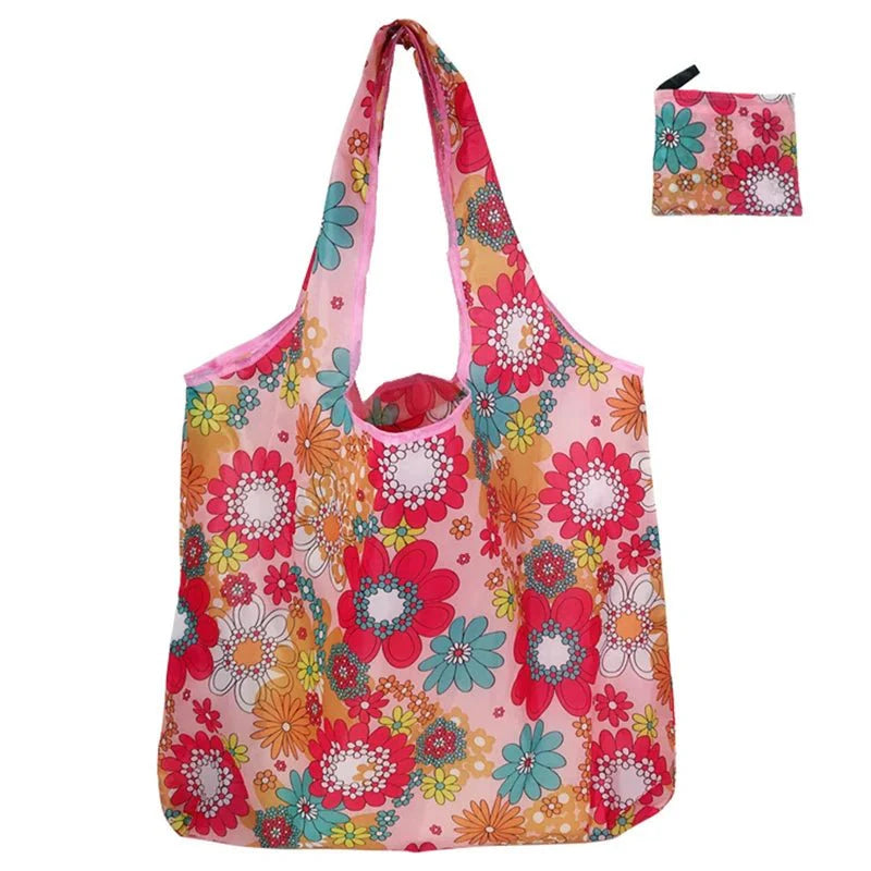 Foldable Tote Bag Portable Cloth Eco Grocery Bag