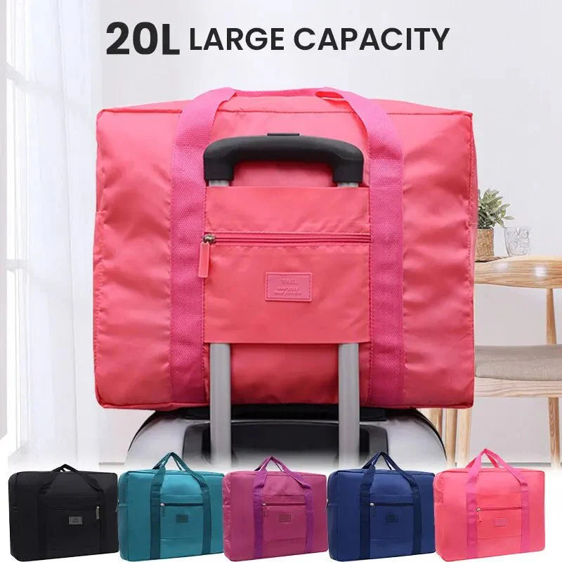 Foldable Travel Totes - Lightweight Weekender Overnight Bag