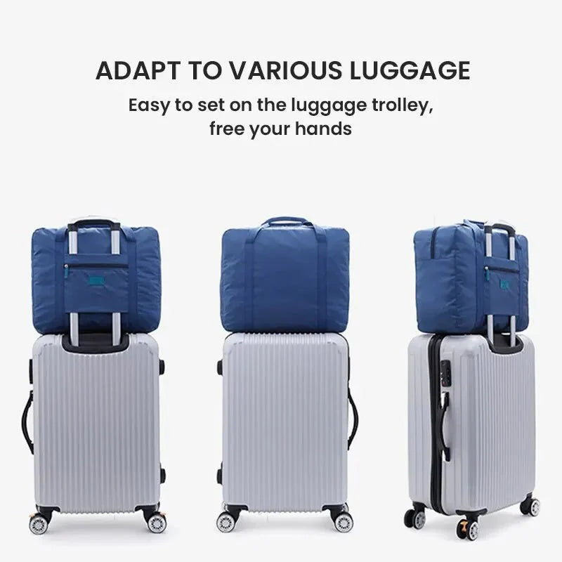 Foldable Travel Totes - Lightweight Weekender Overnight Bag