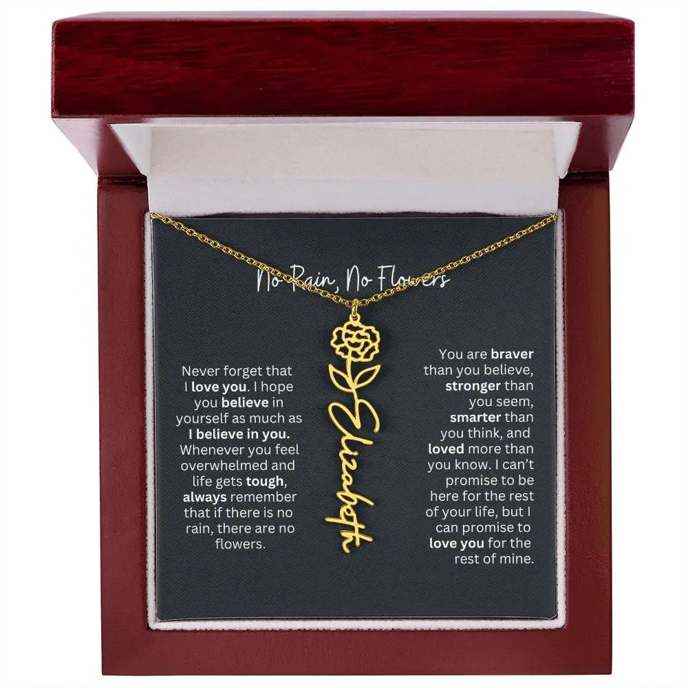 Gold Flower Necklace