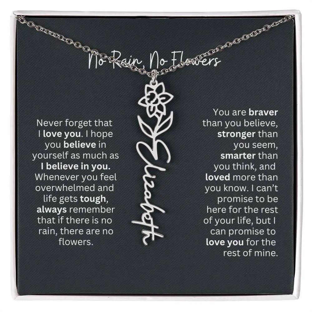 Gold Flower Necklace