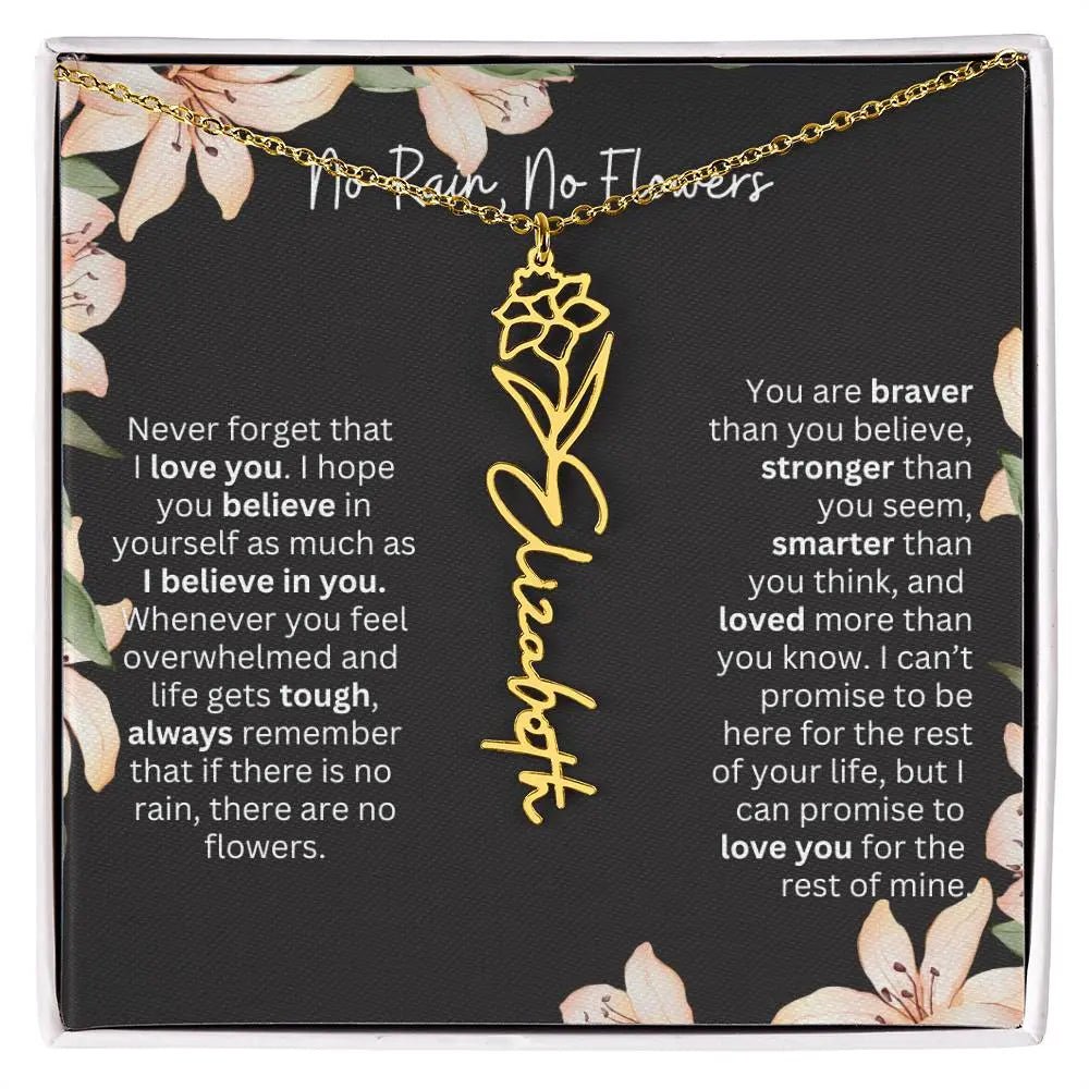 Gold Flower Necklace
